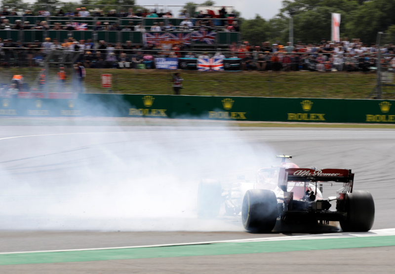 Illustration for article titled Lewis Hamilton Leads Mercedes 1-2 at British Grand Prix, Madness Ensues Behind
